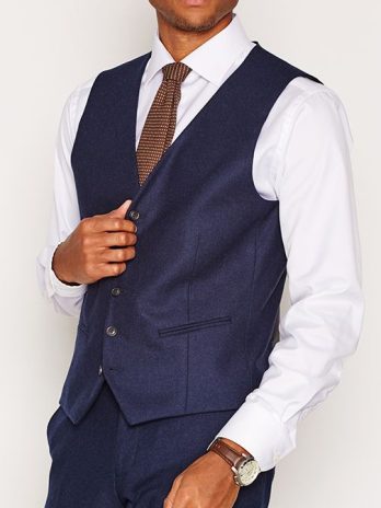 Shdone Myloiver Navy Waistcoat